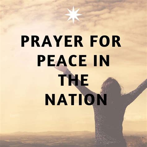 prayers for peace among people